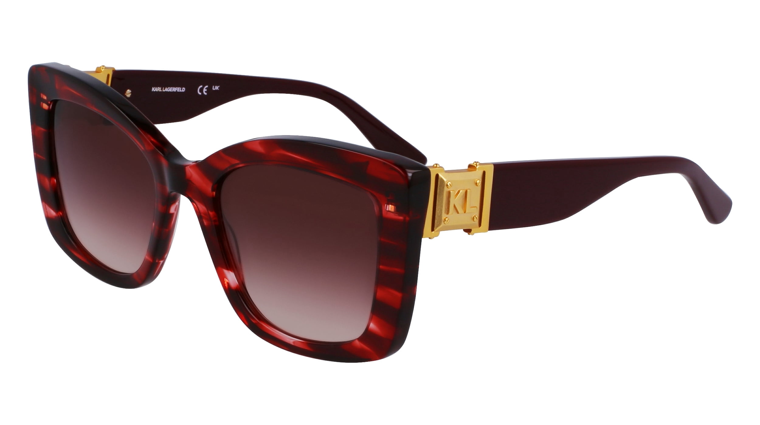 Sunglasses KARL LAGERFELD KL 6139 S 609 Striped Red 