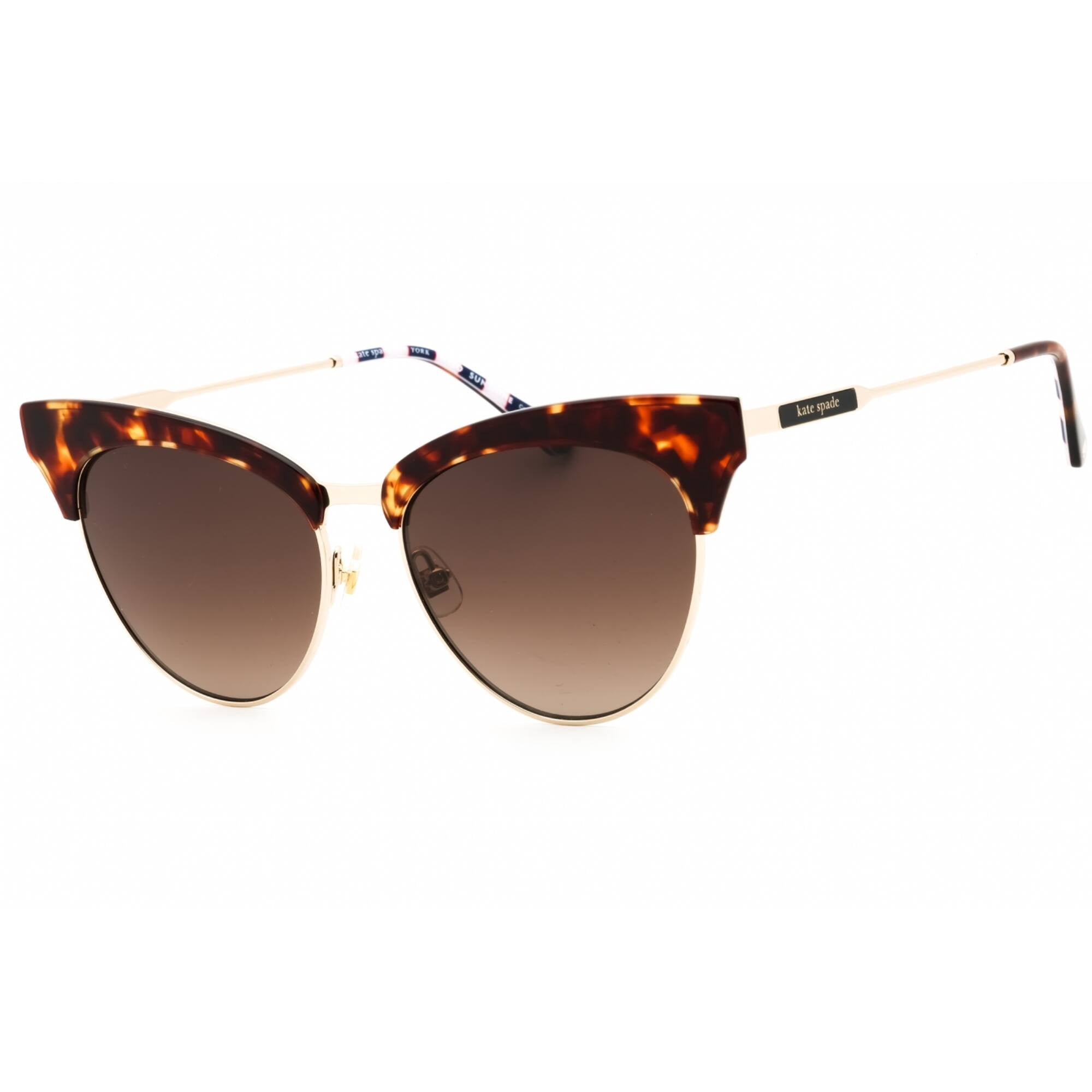Kate Spade ALVI/G/S 0086HA 54mm Cat Eye Sunglasses Women's Havana