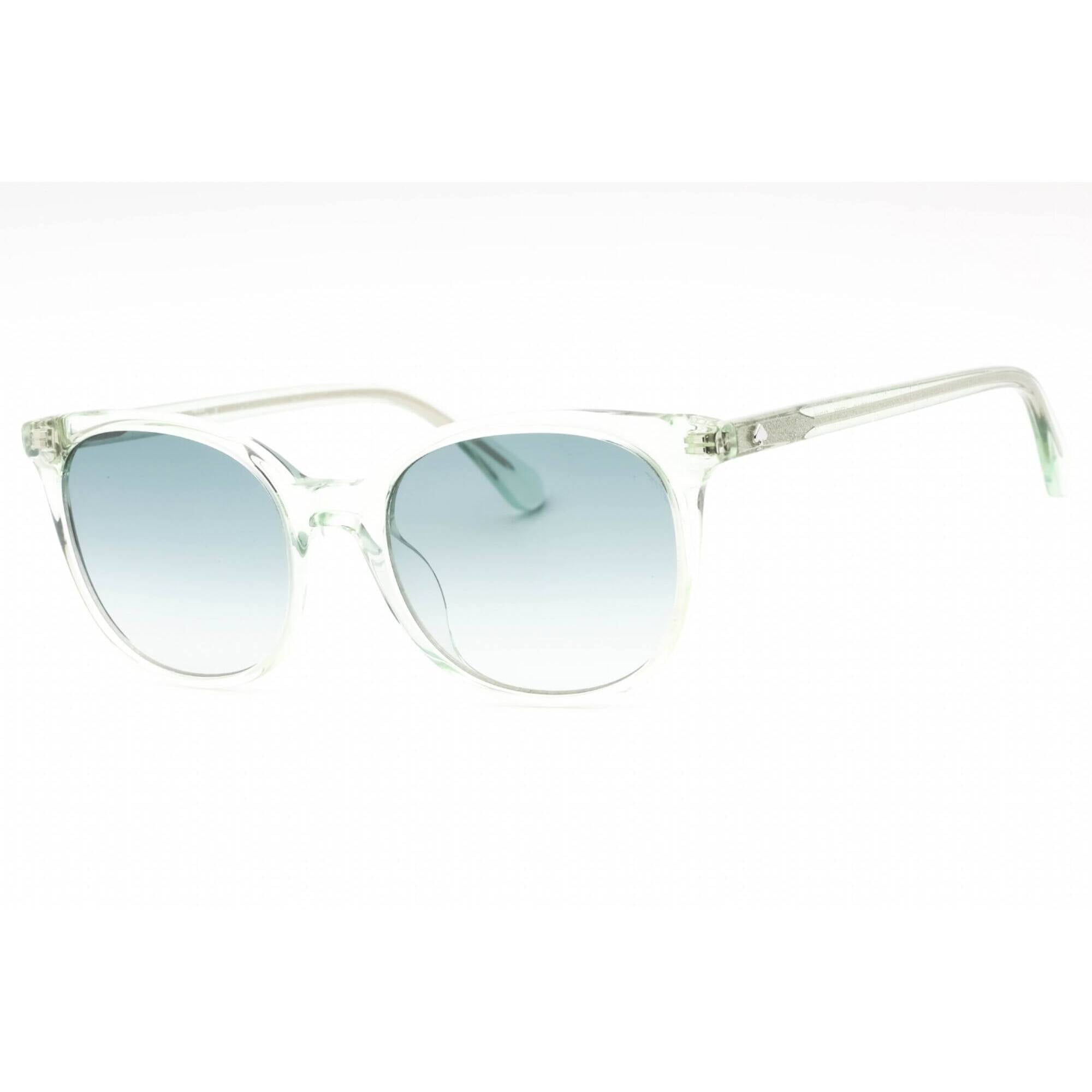 Green Gradient Plastic Oval Sunglasses, 51mm