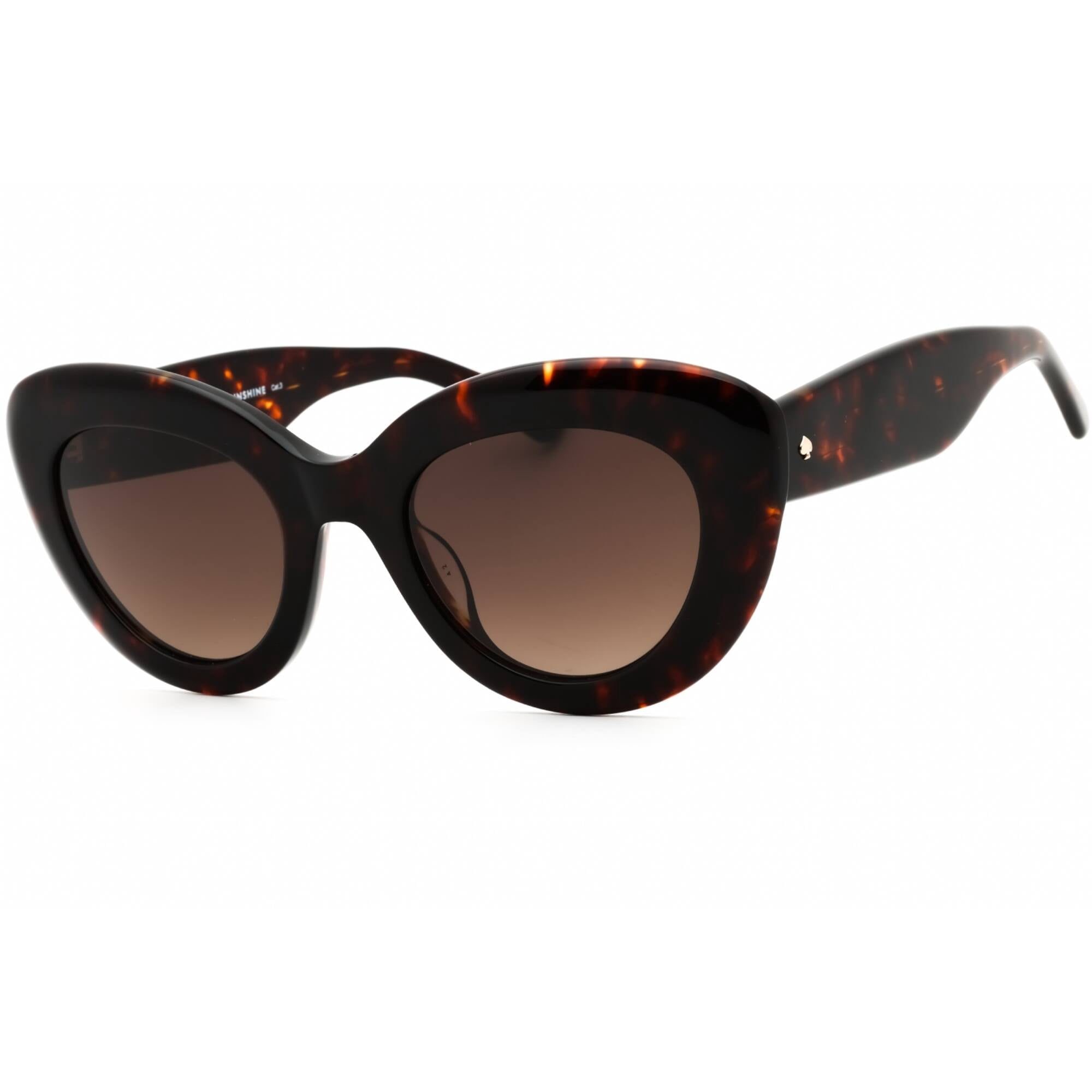 Kate Spade CAPRI/G/S 0086HA 50mm Cat Eye Sunglasses Women's Havana