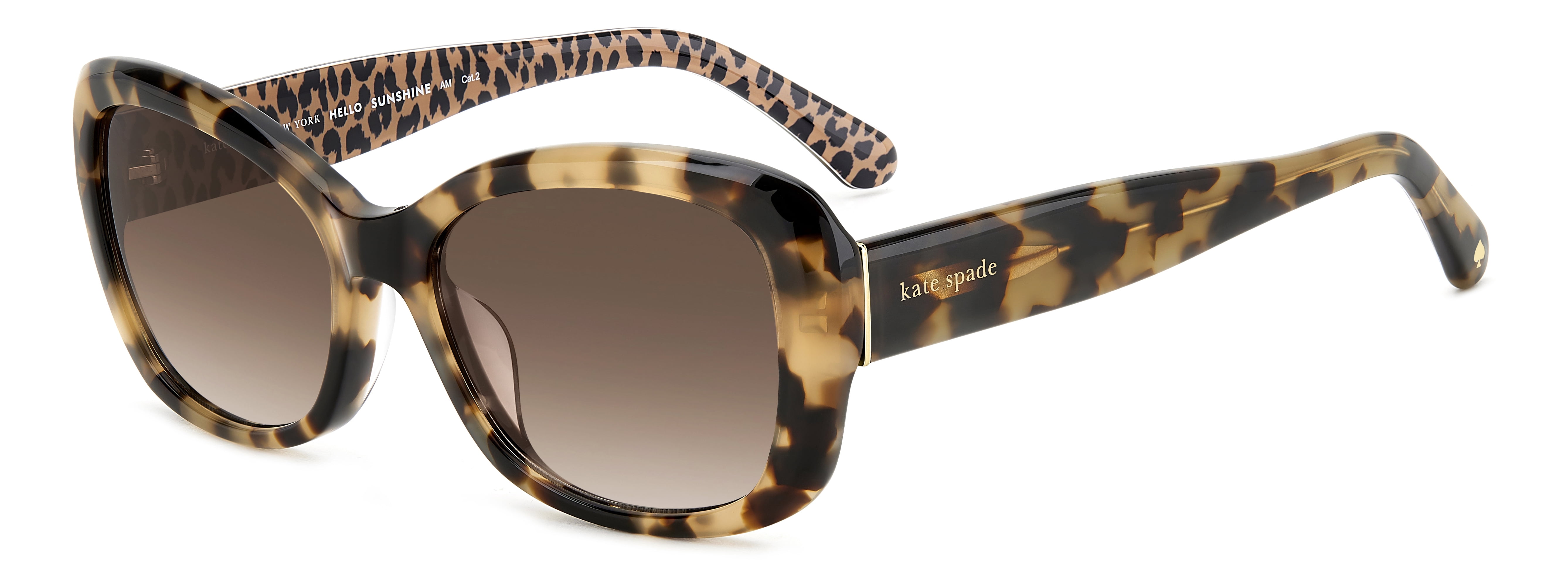 KATE SPADE sunglasses ELOWEN/G/S WOMAN 55.000/17.000/140.000 1NR HAVANA PATTERN BEIGE