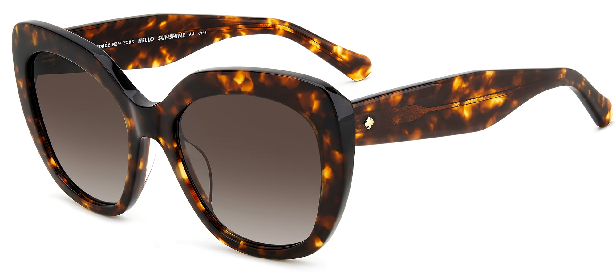 Kate Spade WINSLET/G/S 0086HA 55mm Cat Eye Sunglasses Women's Havana