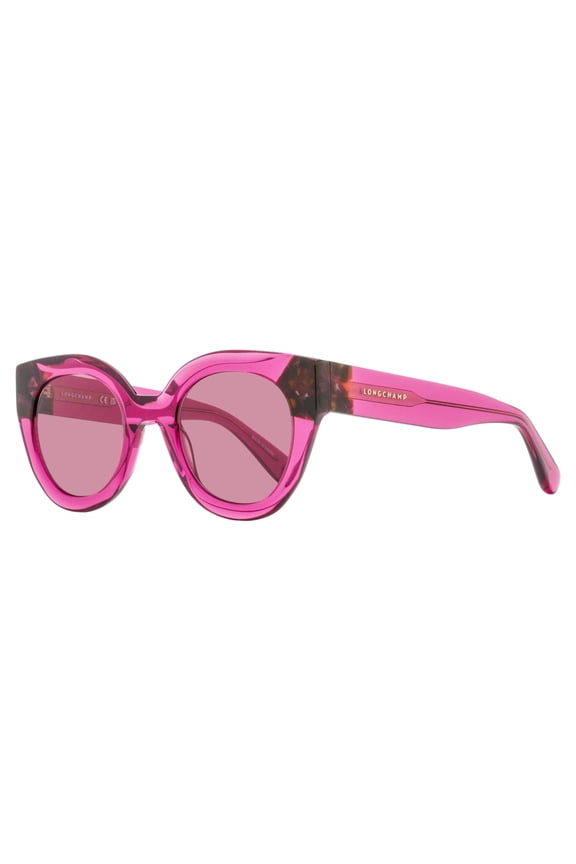 Sculpted Oval Sunglasses LO750S 654 Cyclamen 49mm