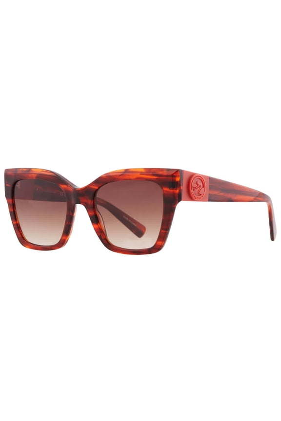 Brown Gradient Butterfly Ladies Sunglasses LO762S 607 52