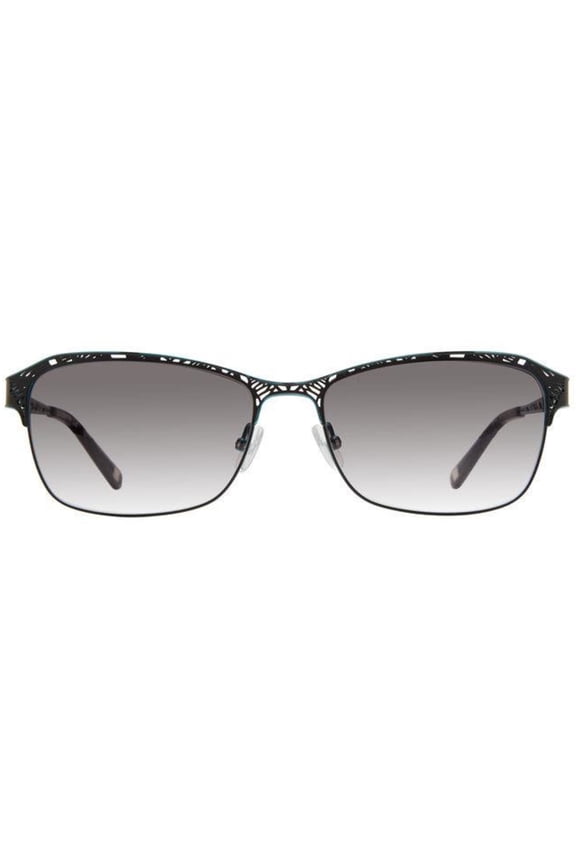 L 577/S 0ETJ9O 56mm Rectangle Sunglasses Women's Black Tea
