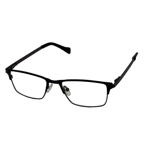 Lucky Brand Big Kids Eyeglass Black Rectangle Metal D813 48mm -