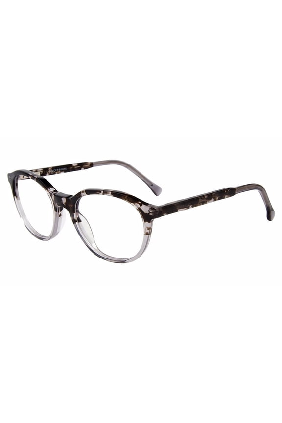 Navy Havana  Round Plastic Eyewear Frame -VLBD 825. 47mm