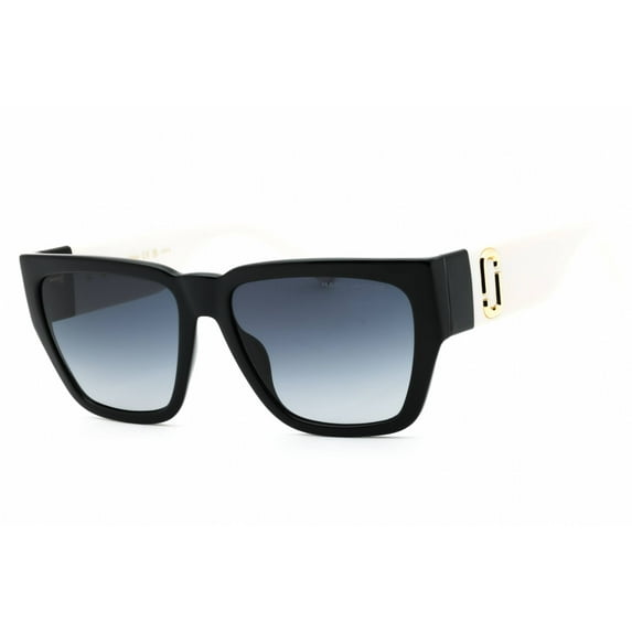 Marc Jacobs Grey Shaded Rectangular Ladies Sunglasses MARC 646/S 080S/9O 57