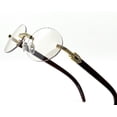 thumbnail image 1 of Sunglasses Men Hip Hop Diamond Rimless Gold Shades Clear Lens, 1 of 5