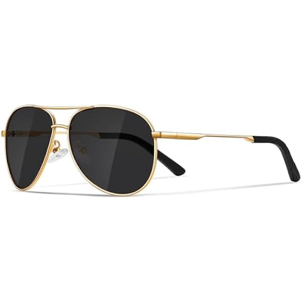 Metal Frame Polarized Aviator Sunglasses UV400 Protection Unisex Amazon.com: livho Sunglasses for Men Women Aviator Polarized  main image 2