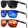 thumbnail image 1 of KALIYADI Polarized Sunglasses for Men and Women,Mens Classic Square Sun Glasses with UV Protection for Driving Fishing Golf(3 Pairs), 1 of 8