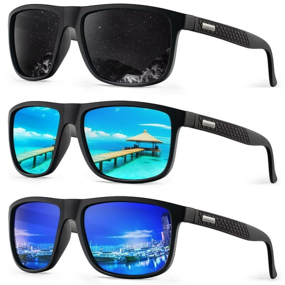 Sunglasses Men Polarized Mens Sport Sunglasses UV Protection Unisex Lightweight Driving Golf
