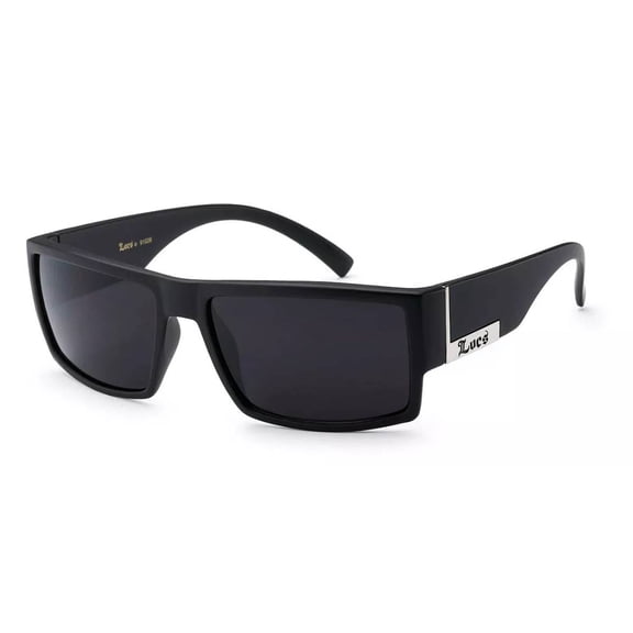 Sunglasses, Mens glasses Locs Black Cholo Flat Top Cholo Lowrider Sunglasses