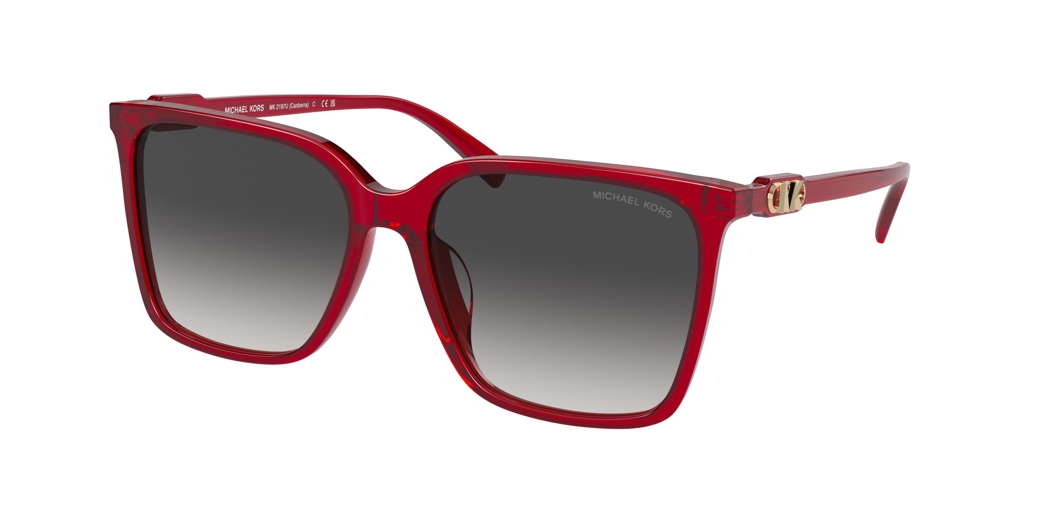 Sunglasses Michael Kors MK 2197 U 39558G Canberra Red Dark Grey