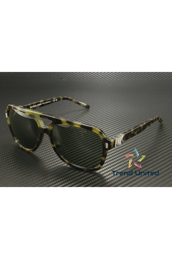 MK2202 39432 Durango Olive Tortoise Solid 57 mm Men's Sunglasses