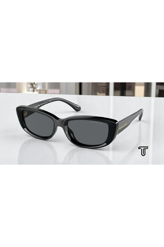 MK2210U 300587 Asheville Black Grey Solid 54 mm Women's Sunglasses
