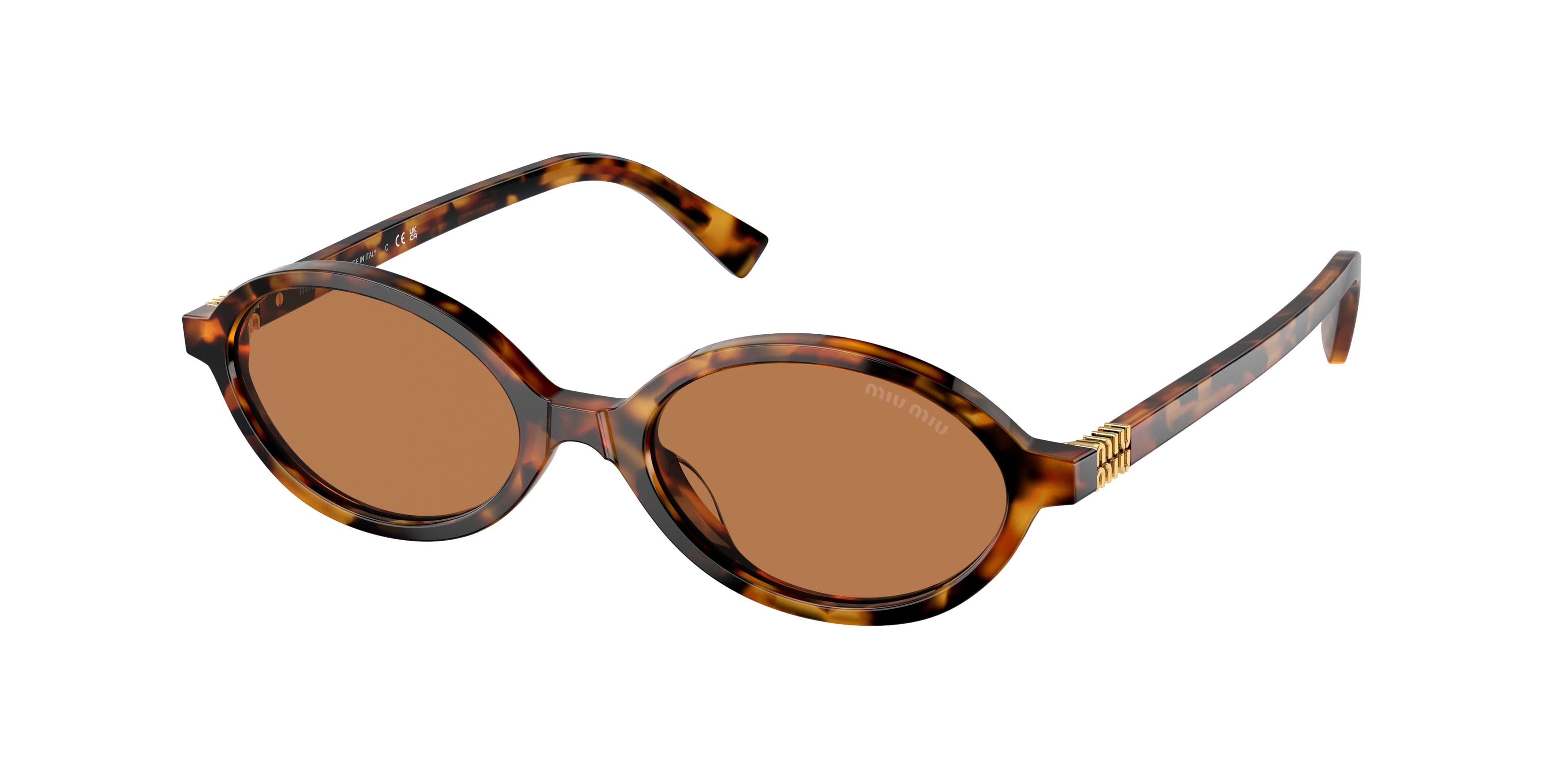 MIU MIU Sunglasses Miu MU 4 ZS 19P2Z1 Light Havana Brown