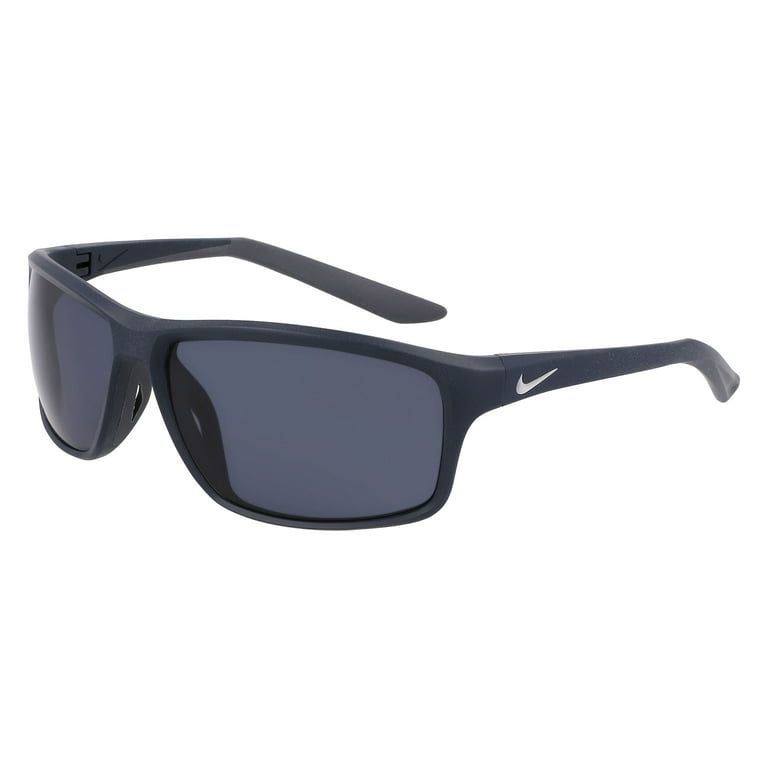 Nike Adrenaline M Matte Grey Blue Mirrored Sunglasses on sale