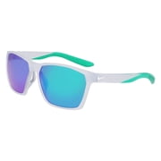 Nike NIKE MAVERICK M EV1095 013 59mm Rectangle Sunglasses Unisex Matte Wolf Grey