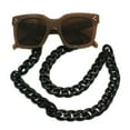 thumbnail image 1 of Sunglasses Neck Strap Thick Acrylic Chain Glasses Holder Cords Black, 1 of 3