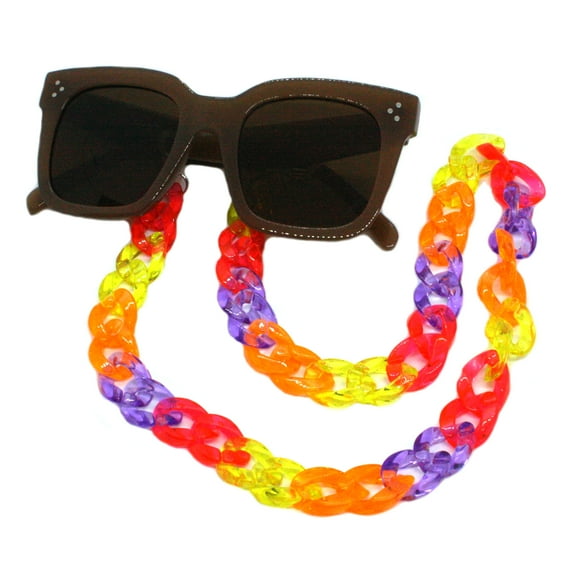 Sunglasses Neck Strap Thick Acrylic Chain Glasses Holder Cords Multicolor