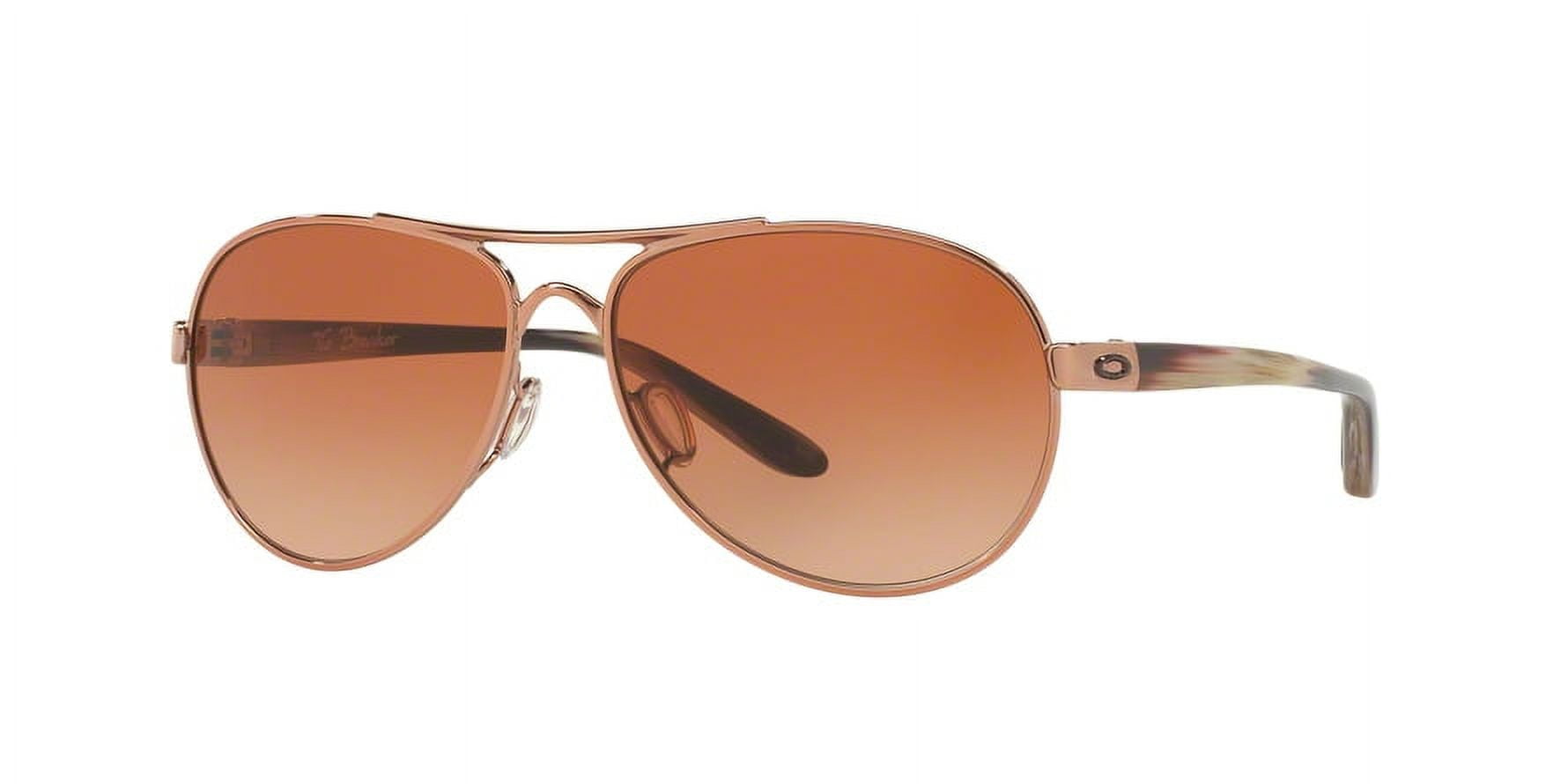 Oakley Tie Breaker OO4108 04 Rose Gold Brown Gradient Polarized by Oakley for Women 56 13 135 mm Sunglasses Walmart