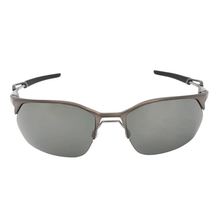 Oakley Sunglasses for Men - OO4145 Wire Tap 2.0 Rectangular Sunglasses with Oakley PRIZM Lenses - Matte Gunmetal/PRIZM Black - Size 60