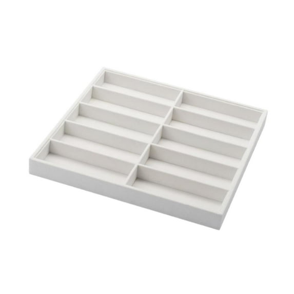 Sunglasses Organizer Box Eyewear Display Tray Glasses Display Case Velvet Fabric Stackable for Home Store Use