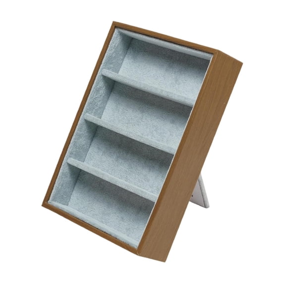 Sunglasses Organizer Eyeglasses Display Tray Eyewear Storage Case with Velvet Lining for Home Dresser and Shop Use