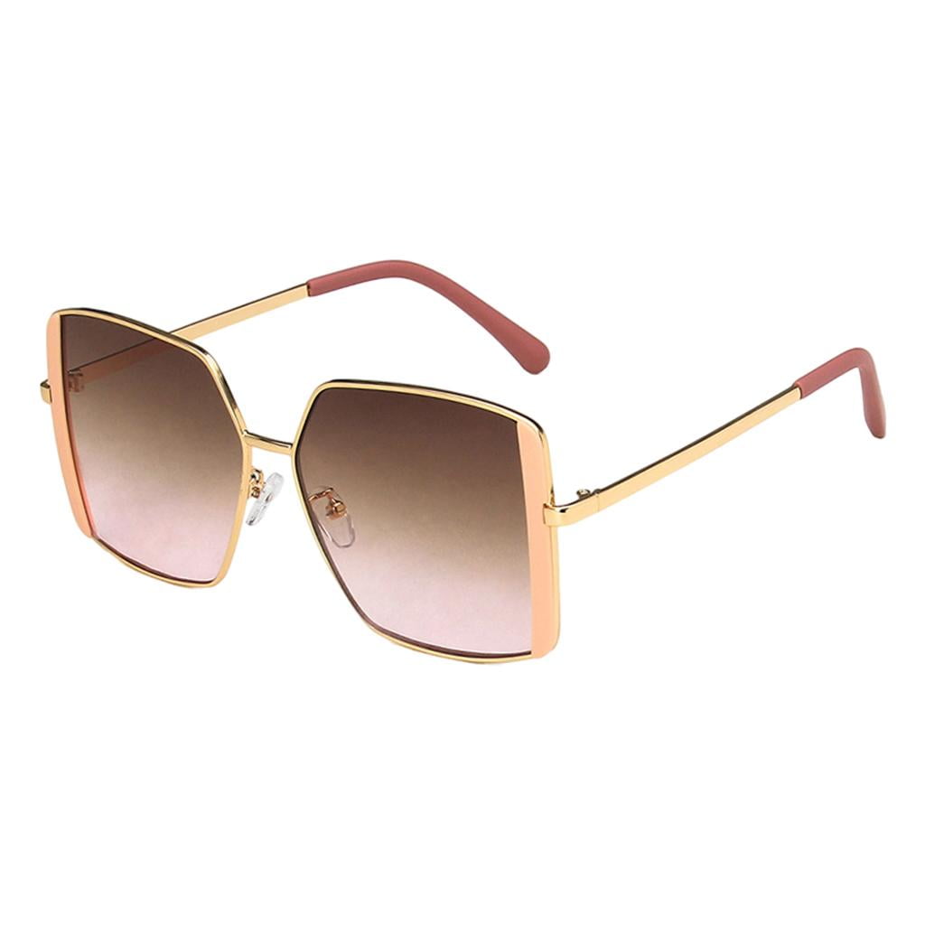 Sunglasses Outdoor Large Frame Vintage 400 Protection Frame Pink ...
