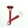 thumbnail image 1 of Sunglasses Pacifier Clip with Matching Ribbon, 1 of 4