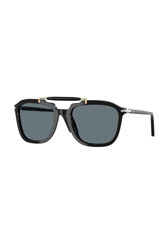 Sunglasses Persol PO 203 S 95/3R Black Dark Blue Polar