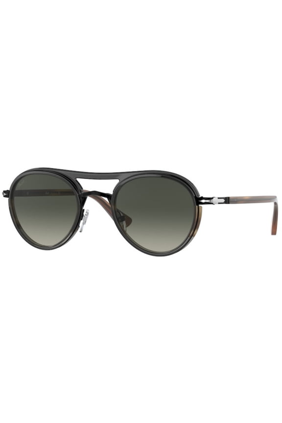 Sunglasses Persol PO 2485 S 114671 Black Striped Brown Grey