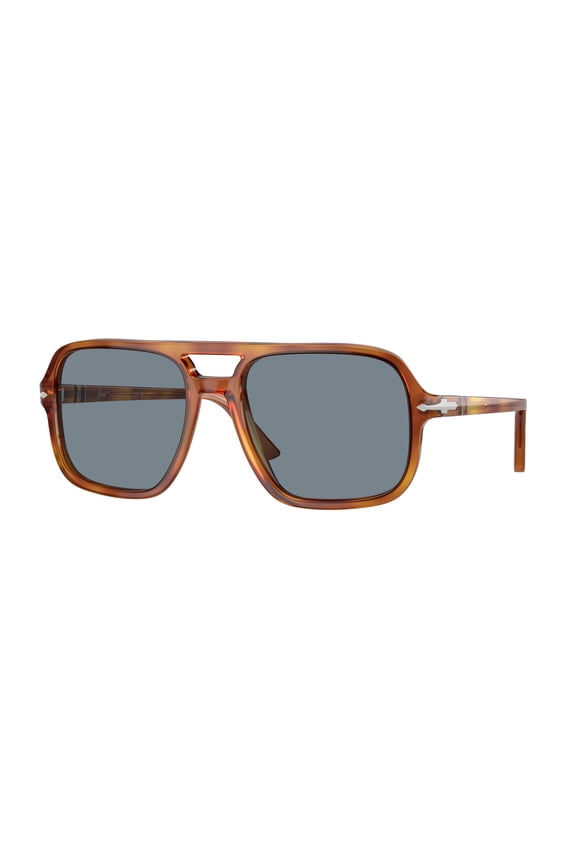 Sunglasses Persol PO 3328 S 96/56 Terra Di Siena Light Blue