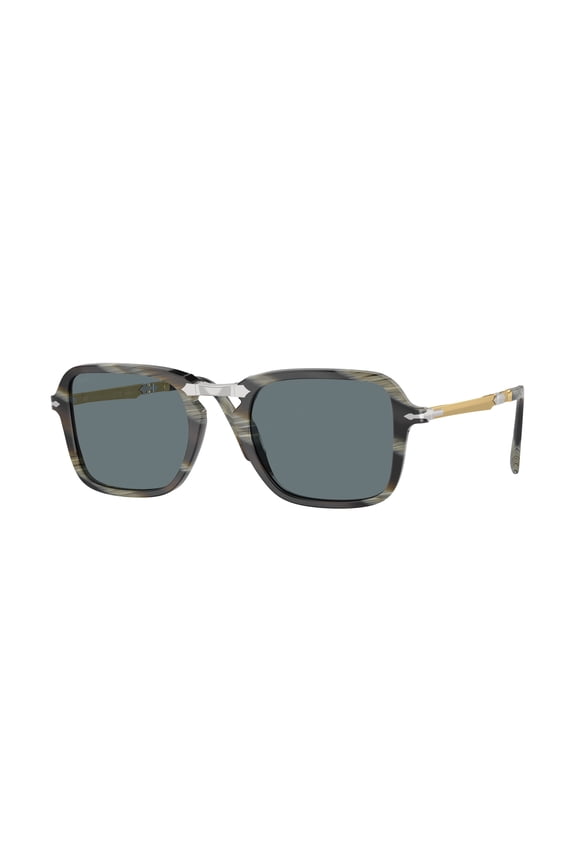 Sunglasses Persol PO 3330 S 12003R Green Horn Dark Blue Polar