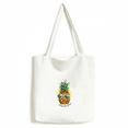 thumbnail image 1 of Sunglasses Pineapple Tropical Fruit Tote Canvas Bag Shopping Satchel Casual Handbag, 1 of 3
