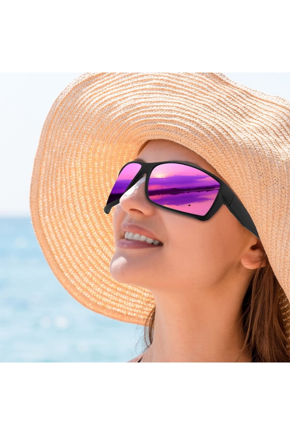 Sunglasses,Polarized Sunglasses for Women, Classic Round Sun Glasses oversized Driving Fishing UV Protection