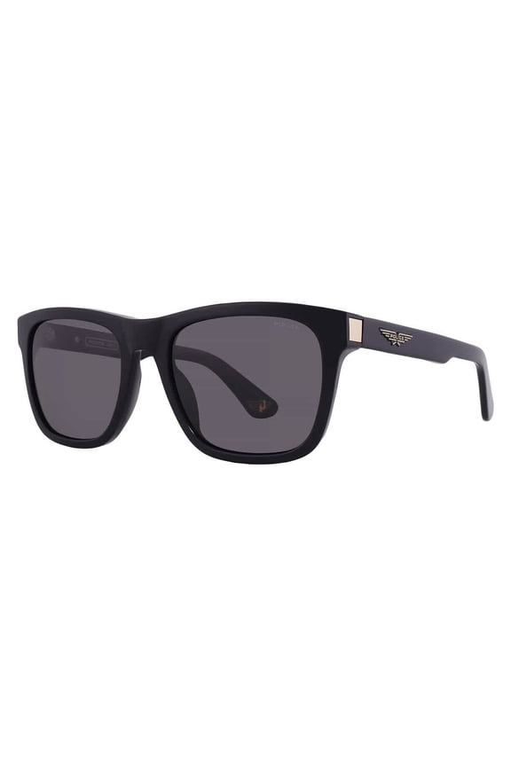 Silver Mirror Square Men's Sunglasses SPLE37 700X 56