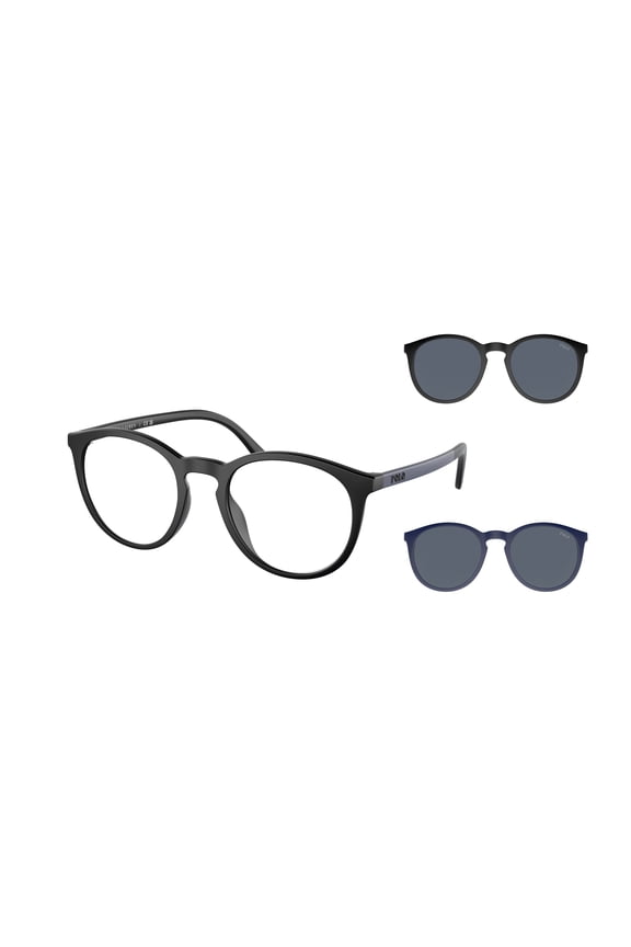 Men's 0Ph4183u Classic Round Frame Eyeglasses Black