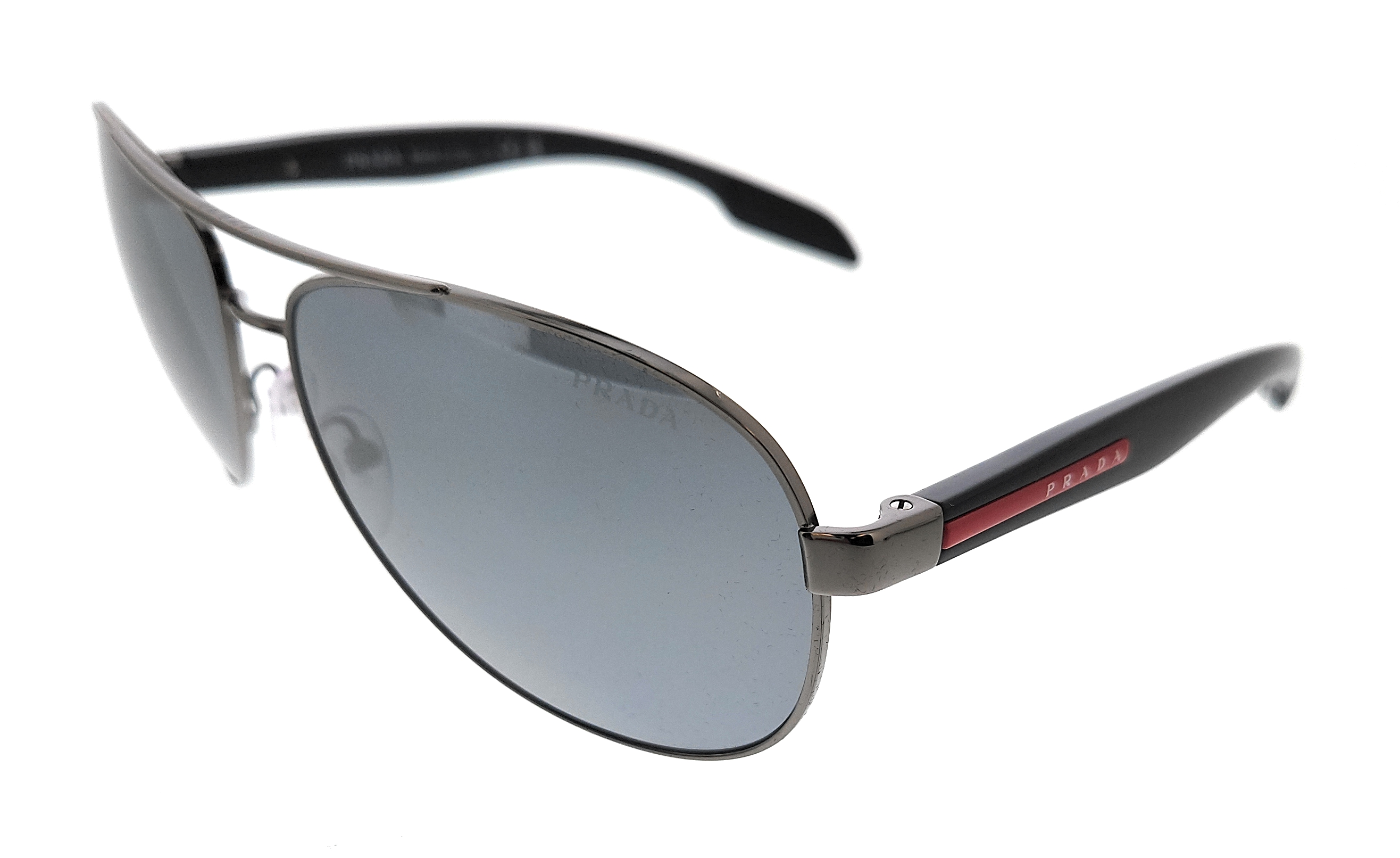 Prada fond Sport Men s Steel Aviator