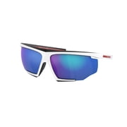Sunglasses Prada Linea Rossa PS 7 YS 15K08R Matte Black/White Rubber Light