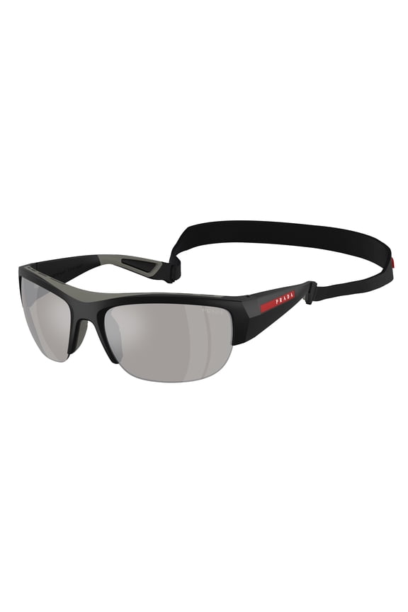 Linea Rossa Men's 0Ps A01s Sporty Black Frame Sunglasses Black