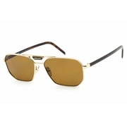 Sunglasses Prada PR 58 YS ZVN5Y1 Pale Gold Polar Dark Brown