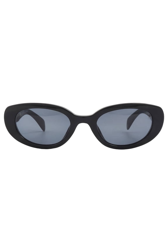 RNB1061/S 0807IR 52mm Cat Eye Sunglasses Women's Shiny Black