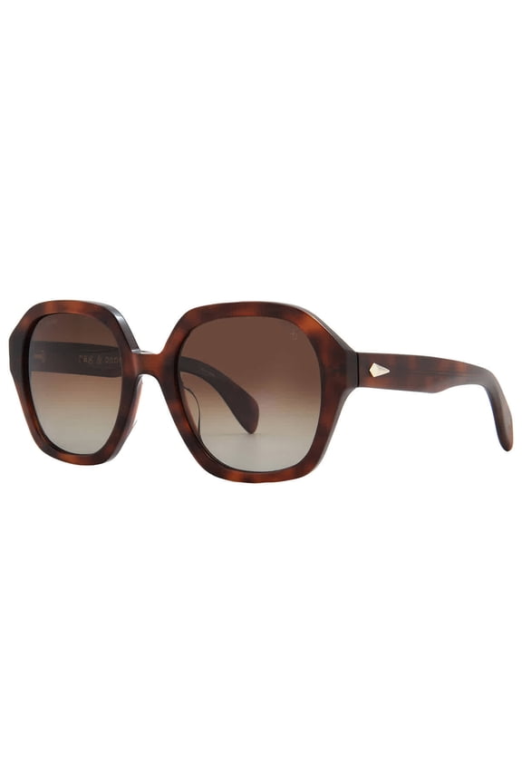 Brown Gradient Square Ladies Sunglasses RNB1063/S 0086/LA 53