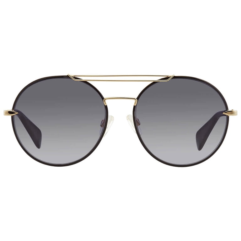 Rag And Bone RNB1011/S 9O 0RHL Gold Black Round Sunglasses Amazon.com: rag & bone Round Sunglasses RNB1011S RHL9O Black  main image 3