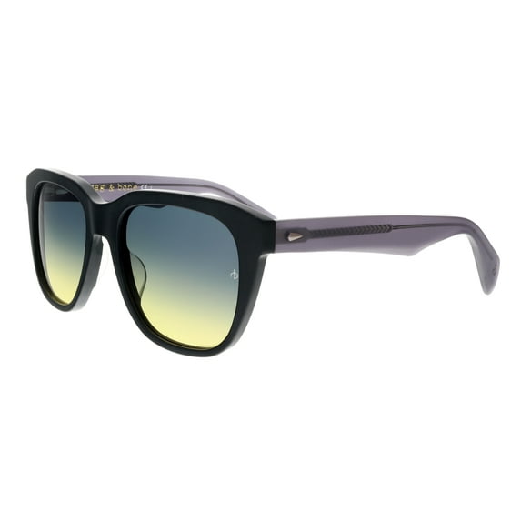 Sunglasses Rag & Bone Rnb 5001 /S 0O6W Blrut Dark Gray / Je Green Yellow Len