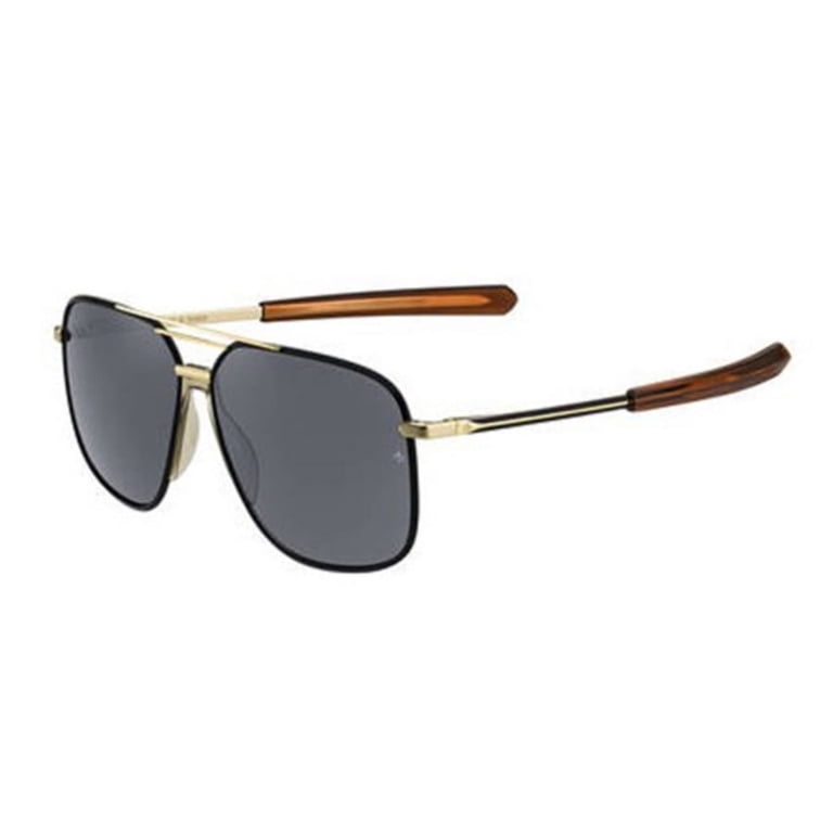 Rag & Bone Gold Frame Sunglasses with Dark Lenses Amazon.com: rag & bone Round Sunglasses RNB1011S RHL9O Black  main image 2