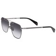 thumbnail image 1 of RAG AND BONE RNB 5018/S TI7 9O Sunglasses Ruthenium Frame Grey Shaded Lens 61mm, 1 of 5