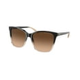 thumbnail image 1 of Ralph Lauren RL 8201 Plastic Womens Pillow Sunglasses Shiny Gradient Black/Transparent Beige 56mm Adult, 1 of 3